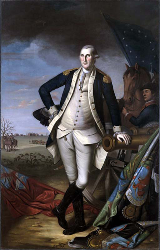 George Washington at the Battle of Princeton